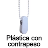 Cadena plástica con contrapeso