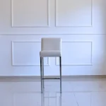 Banqueta alta cromada Mara