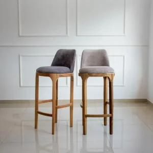 Banqueta alta desayunador madera Moderna Ginger - SILVINA C