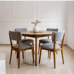 Mesa comedor redonda Nórdica Katie - SILVINA C MUEBLERIA DECORACION