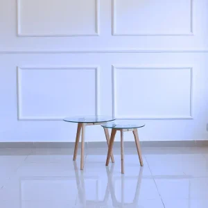 Mesa ratona nórdica duo Spider - SILVINA C MUEBLERIA DECORACION