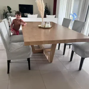 Mesa rectangular madera Guatambú comedor -SILVINA C