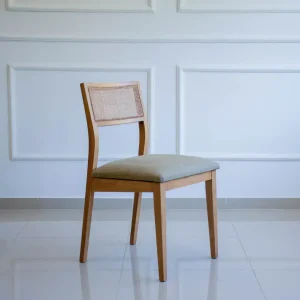 Silla nórdica esterilla Calama 2 - SILVINA C MUEBLERIA Y DECORACION