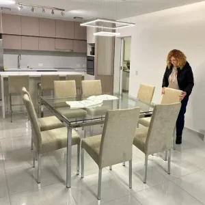 Silla Moderna cromada Mara - SILVINA C 5