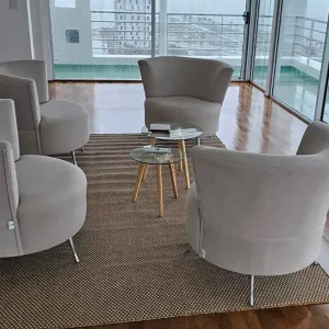 Sillón redondo Moderno Rufina - SILVINA C 6