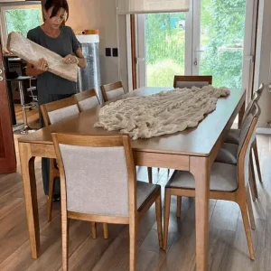 mesa rectangular guatambu moscu silvina c muebleria decoracion