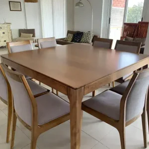 Mesa cuadrada guatambu Moscu 3 - SILVINA C MUEBLERIA DECORACION