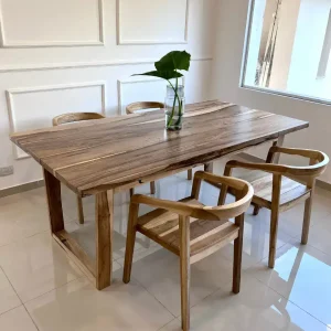 Mesa comedor rectangular Rústica Cali - SILVINA C MUEBLERIA DECORACION1