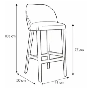 Banqueta Diseño venecia SILVINA C MUEBLERIA DECORACION3