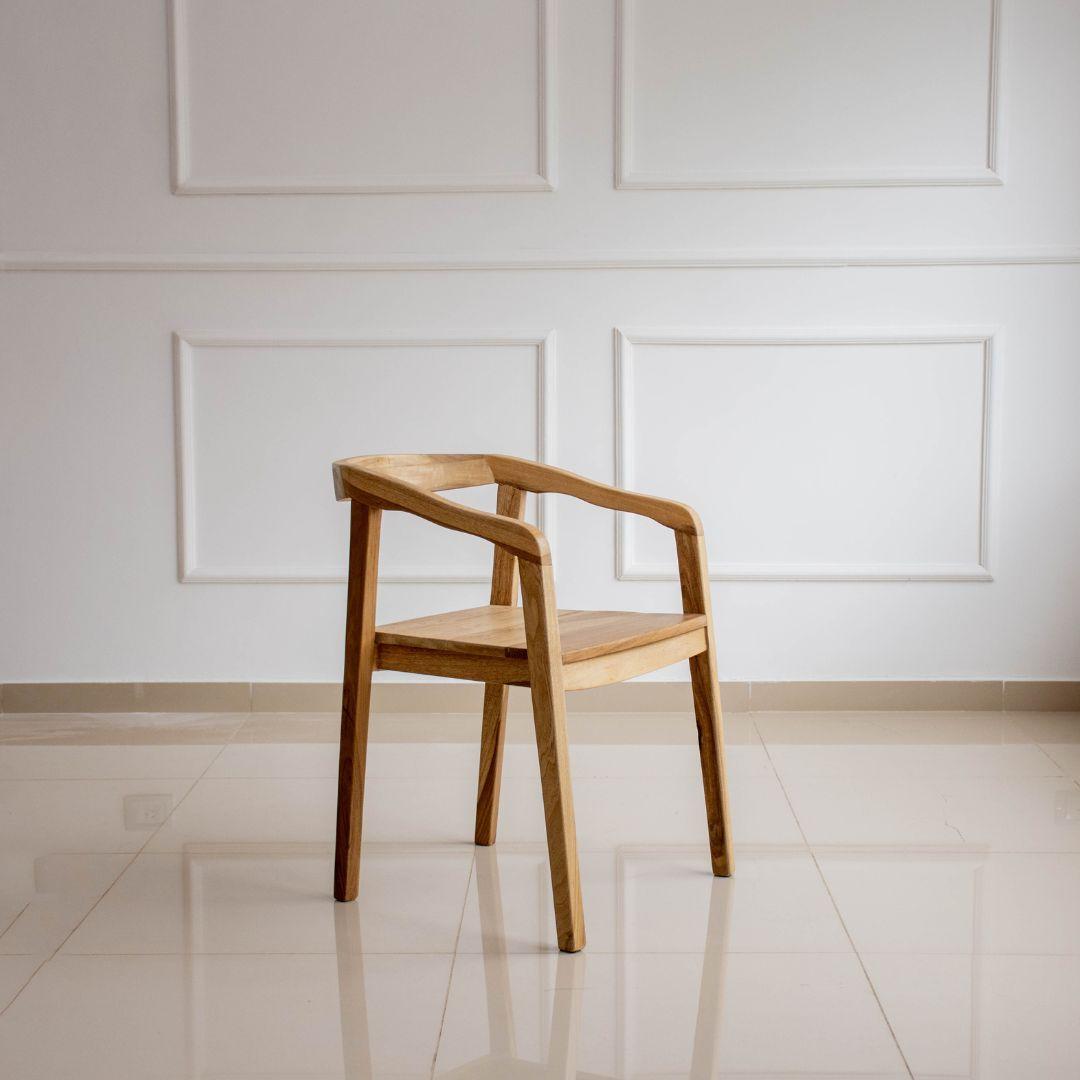 Silla madera Petiribí de Comedor Bali - SILVINA C MUEBLERIA DECORACION