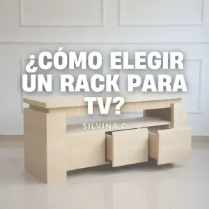 Qué es un rack para tv, Cómo elegir - SILVINA C MUEBLERIA DECORACION
