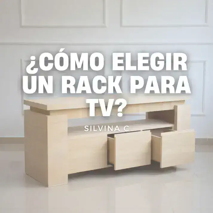 Qué es un rack para tv, Cómo elegir - SILVINA C MUEBLERIA DECORACION