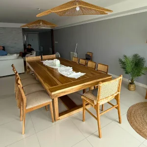 Mesa comedor madera Petiribí Cartagena - SILVINA C 12