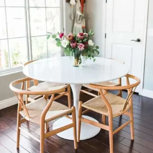 Silla madera Ratán Nórdica Wishbone - SILVINA C 3