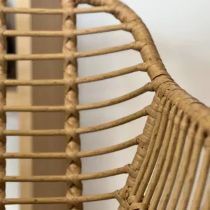 Sillón exterior Jardín rattán natural black Kensel - SILVINA C 3