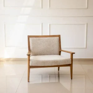 Sillón butacón Nórdico tapizado Essen - SILVINA C