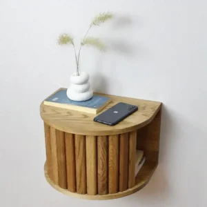 Mesa de luz flotante madera Petiribí - SILVINA C 2