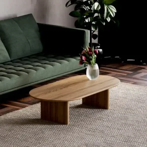 Mesa ratona ovalada madera Nórdica Edi - SILVINA C