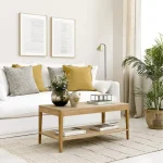 Mesa centro madera Nórdica estante Moscú