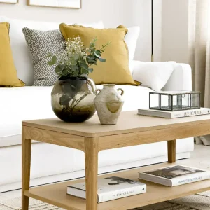 Mesa centro madera Nórdica Moscú - SILVINA C 4