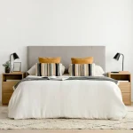 Respaldo Sommier 2 plazas Flotante Liso Paula