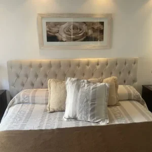 Respaldo cama Moderno capitoné Chesterfield - SILVINA C 35