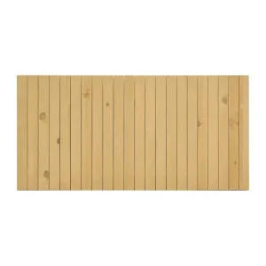 Respaldo cama madera artesanal Luna - SILVINA C 54