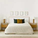 Respaldo cama sommier madera Liso Sofia