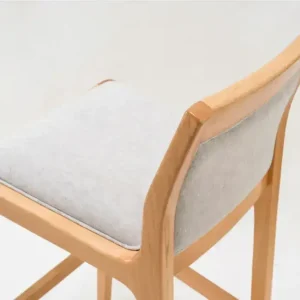 Banqueta desayunador alta madera Moderna Essen detalle - SILVINA C MUEBLERIA DECORACION 2