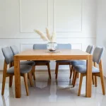 Mesa comedor cuadrada madera Paraíso Frida