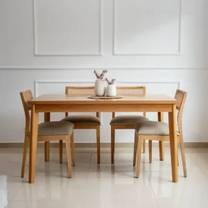 Mesa comedor madera rectangular Nórdica Suecia - SILVINA C