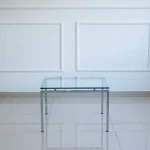 Mesa ratona centro vidrio Moderna California