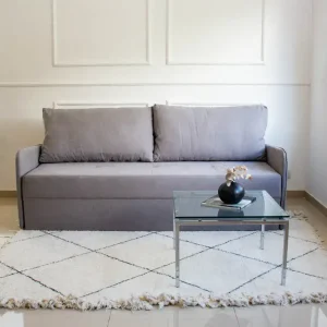 Mesa ratona centro vidrio Moderna California - SILVINA C 2