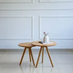Mesa ratona duo Nórdica madera Roble Dino