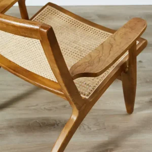 Sillón individual Esterillado madera Nórdico Hensel - SILVINA C 2