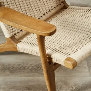 Sillón individual Tejido madera Escandinavo Hummer - SILVINA C 2