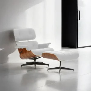 Sillón individual reclinable relax White Ash Miller - SILVINA C