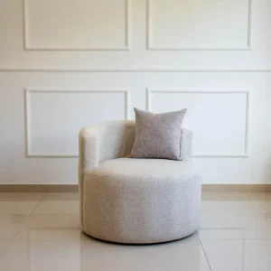 Sillón individual redondo diseño Nórdico Merlí - SILVINA C