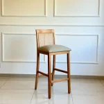 Banqueta desayunador esterilla madera Nórdica Cata