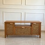 Rack tv Nórdico madera arpillera Michel