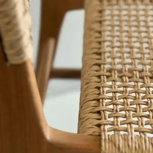 Silla comedor madera esterilla Nórdica Bangkok - SILVINA C 3