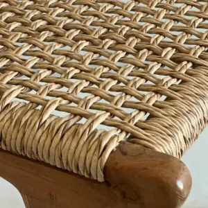 Silla comedor madera esterilla Nórdica Bangkok - SILVINA C 4