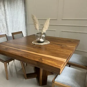 Mesa cuadrada comedor madera Petiribí Gervasoni - SILVINA C 4