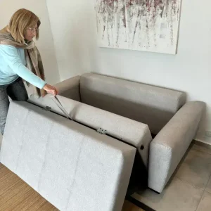 Sofá cama 2 plazas living Moderno Zurich - SILVINA C 5