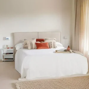 Respaldo Cama Flotante Moderno Pestañas Mary - SILVINA C 2