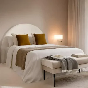 Respaldo Cama Redondo Circular Moderno Eva - SILVINA C 2