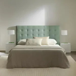 Respaldo Sommier 2 Plazas Capitoné Olivia - SILVINA C