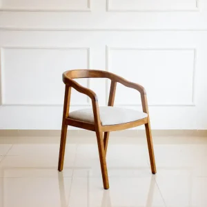 Silla comedor madera Rústica curvo Bali - SILVINA C