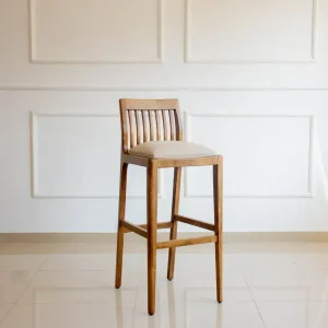 Banqueta alta desayunador madera varillada Essen - SILVINA C