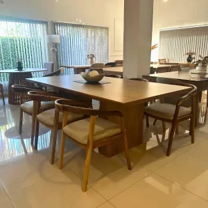 Silla comedor madera Rústica curvo Bali - SILVINA C 23